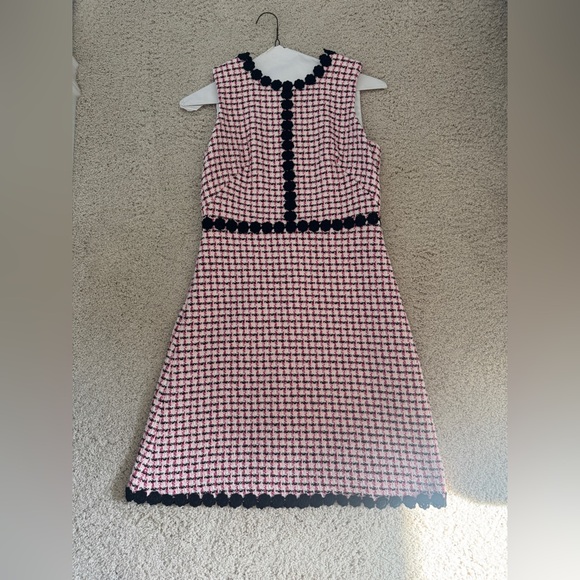 KATE SPADE Pink Boucle Tweed Sleeveless Lined Dress SIZE 6 - Picture 1 of 13